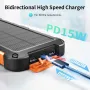 Solar Power Bank 20000mAh, PD 15W, снимка 2