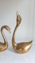 Бронзови статуетки на влюбени лебеди. , снимка 4