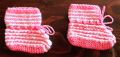 Ръчно плетени бебешки терлички, снимка 1 - Други - 45999242