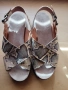 Дамски сандали змийски принт естествена кожа 41 номер, снимка 3
