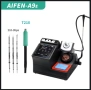 Станция за запояване AIFEN A9E + цена за дръжка и върхове., снимка 9