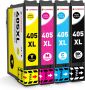 Clywenss 405XL мастилени касети, съвместими с Epson 405 XL Multipack за принтер WorkForce Pro - 4 бр, снимка 1