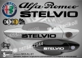 Alfa Romeo GIULIA стикери за дръжки SKD-AL-G, снимка 4