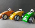 Стархотни големи дървени спортни коли - Формула в 5 цвята / Всички дървени игри /, снимка 5
