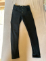 Дамски черен панталон с висока талия, снимка 1 - Панталони - 45057333