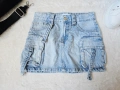 Bershka дамска къса дънкова пола , снимка 6