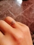 Нежен сребърен пръстен - модел R001А, снимка 3