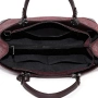 Елегантна дамска чанта от естествена кожа в цвят бордо НОВА, снимка 11