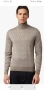 Emporio Armani Wool Knit Monogram Turtleneck Mens Size XS - S НОВО! ОРИГИНАЛ! Мъжко Вълнено Поло!, снимка 1