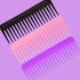 Цветни гребени за коса с широки зъбци, снимка 1 - Аксесоари за коса - 45102529