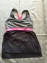 Спортен топ h&m active Black Tank Grey Pink Strap L , снимка 2