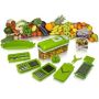 Кухненско Ренде за зеле, моркови с контейнер - Nicer Dicer Plus от 13 части, снимка 1 - Аксесоари за кухня - 45465525