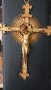 Месингов кръст, снимка 1 - Антикварни и старинни предмети - 35036302