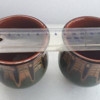 Две глинени чашки, снимка 5 - Чаши - 45083597