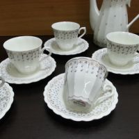 Стар български костен порцелан Бононя чаши за чай , снимка 9 - Антикварни и старинни предмети - 45812063