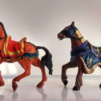 Екшън фигури , коне на рицари с богата орнаментика .  , снимка 3 - Фигурки - 45544434