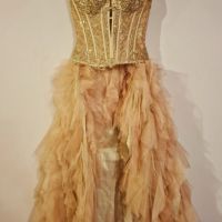 Златна бална рокля , снимка 7 - Рокли - 45325828