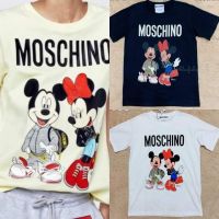 Дамски памучни тениски Mochino -30 лв., снимка 2 - Тениски - 45280740
