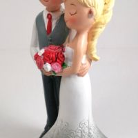 Фигурка Младоженци Сладурски 😁, снимка 4 - Подаръци за сватба - 45512974