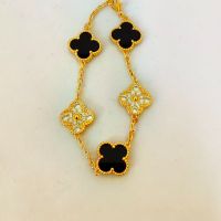 Дамска гривна Van Cleef & Arpels VCA Vintage Alhambra, снимка 4 - Гривни - 45312644