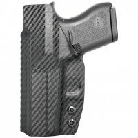 Кобур Rounded by CE - за Glock 43/43X/43MOS, вътрешен с въртяща щипка, дясна ръка, снимка 1 - Оборудване и аксесоари за оръжия - 45269002
