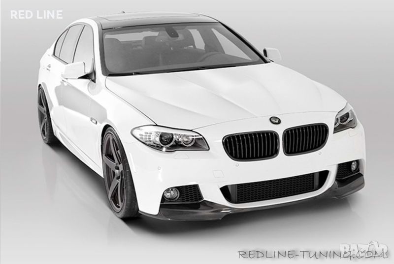 Лип спойлер за предна броня на BMW F10 M-technik , снимка 1