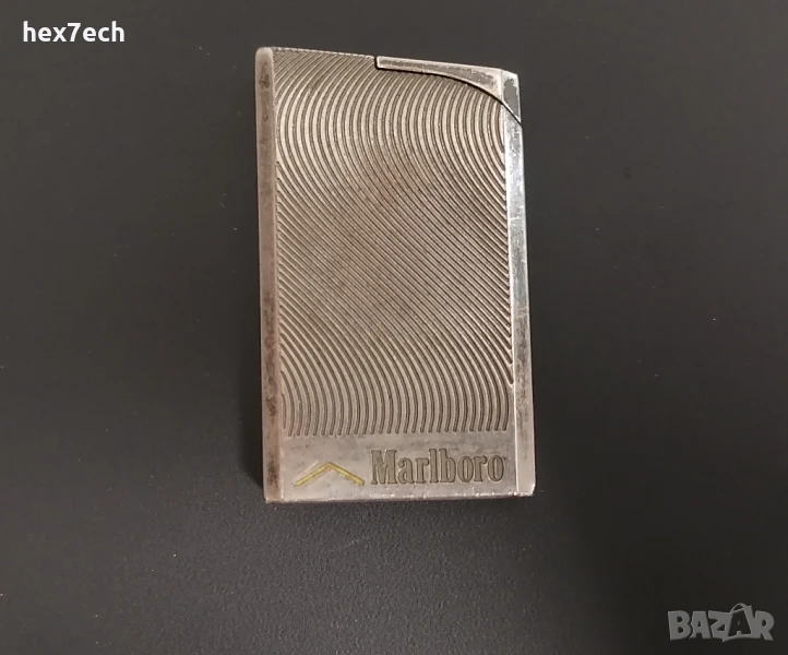 ❤️ ⭐ Метална Запалка Marlboro тъмно сива ⭐ ❤️, снимка 1
