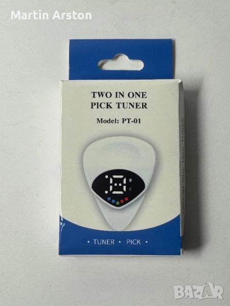 Китарно перце с вграден тунер – 2 в 1 (PT-01), снимка 1