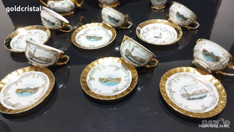 старинен немски порцелан чаши за кафе , снимка 1