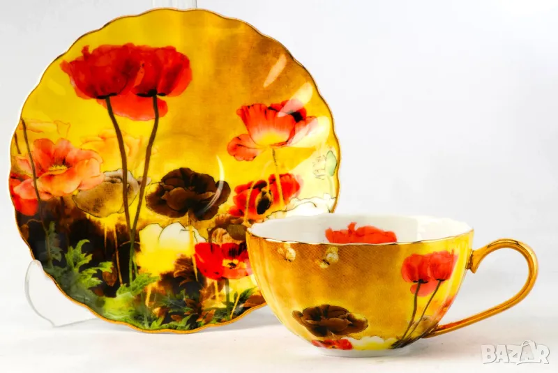 Чаши и комплекти за кафе от костен порцелан 🤩Черен Петък, Порцелан Y o L i S a до - 50 % , снимка 1