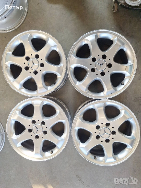 ОРИГИНАЛНИ АЛУМИНИЕВИ ДЖАНТИ МЕРЦЕДЕС E КЛАСА-5x112х66.6-16цола, снимка 1
