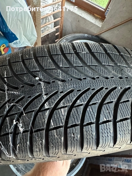 Алуминиеви джанти със зимни гуми , снимка 1