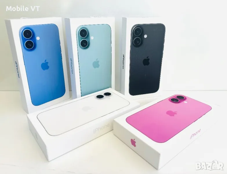 НОВ! iPhone 16 128GB Pink / Teal / White / Ultramarine ГАРАНЦИЯ!, снимка 1