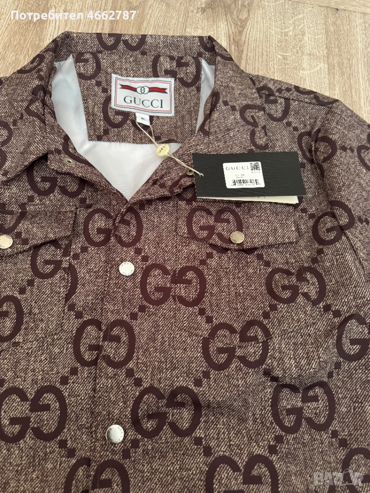 Gucci-Оригинално чисто ново мъжко яке Л номер, снимка 1