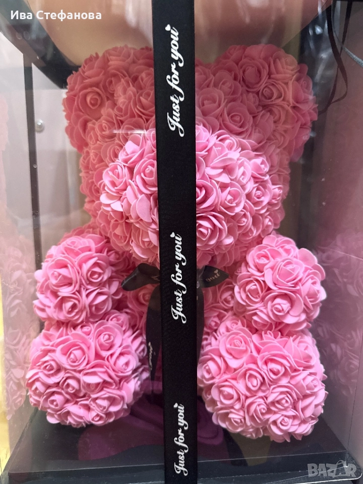 Ново розово мече в кутия 5Д 5D рози празника на влюбените Свети Валентин , снимка 1