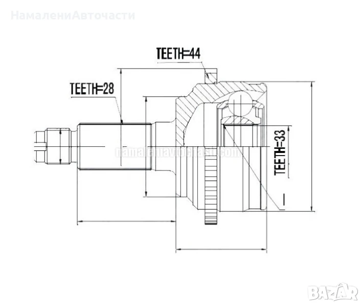 Предно външно каре GD3822510 NPZMZ054 Mazda 6 GG, снимка 1