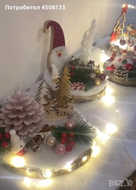 Коледни свещници , снимка 1