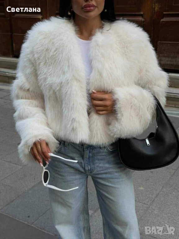 НАМАЛЕНО Дамско Пухкаво Яке , снимка 1