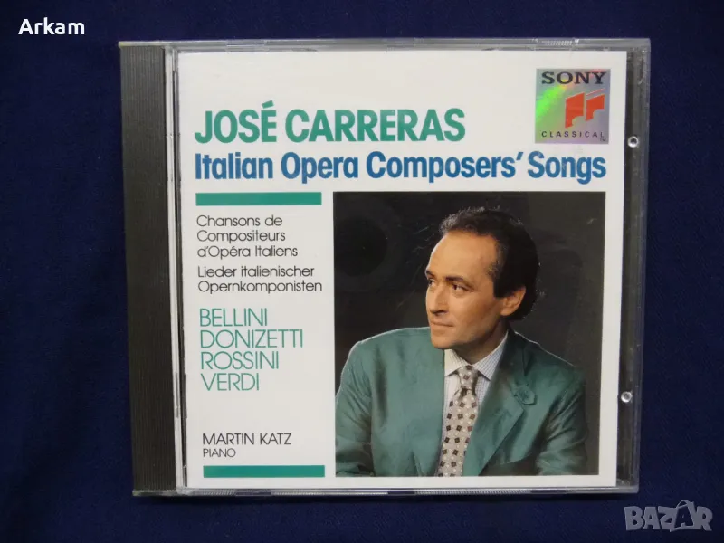 Jose Carreras. Italian Opera CD 1989, снимка 1