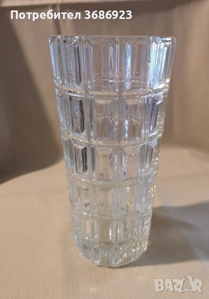  Стара ваза стъкло , снимка 1