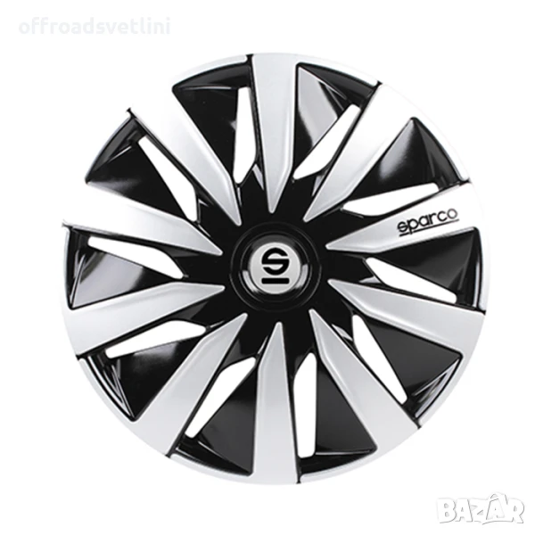 Тасове за джанти 16'' Sparco LAZIO/ SPC1691BKSV, снимка 1