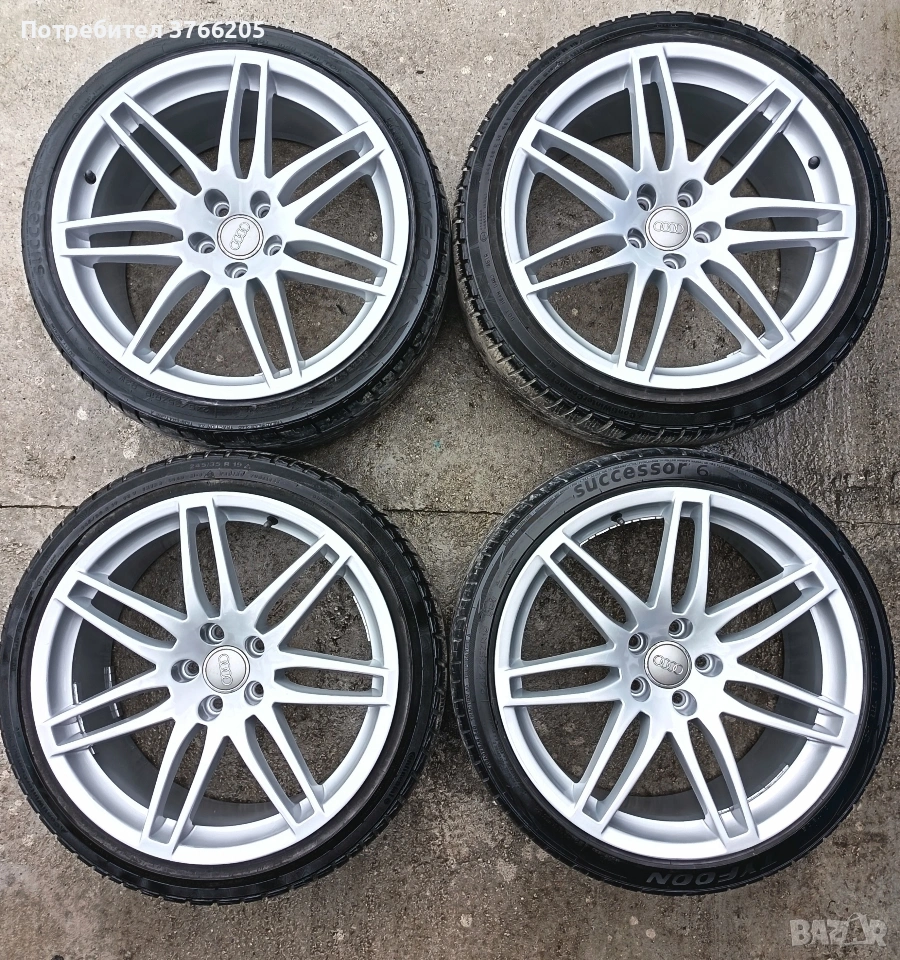 19ки джанти 5х112 за Audi с гуми, снимка 1