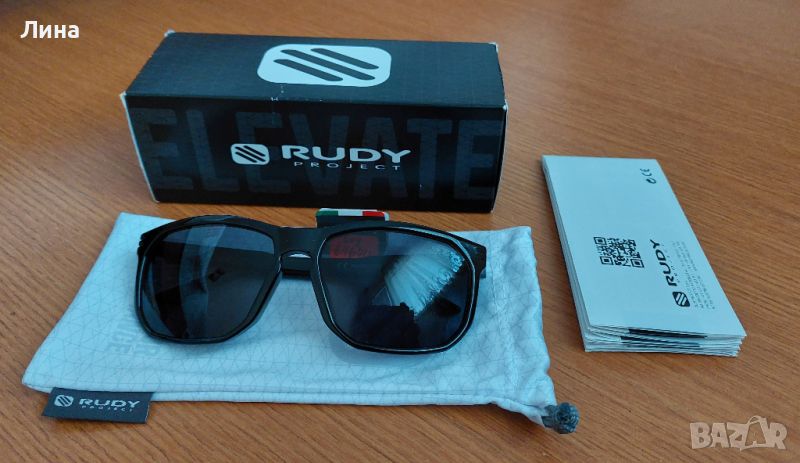 Нови слънчеви очила Rudy Soundrise Multilaser Ice Black , снимка 1