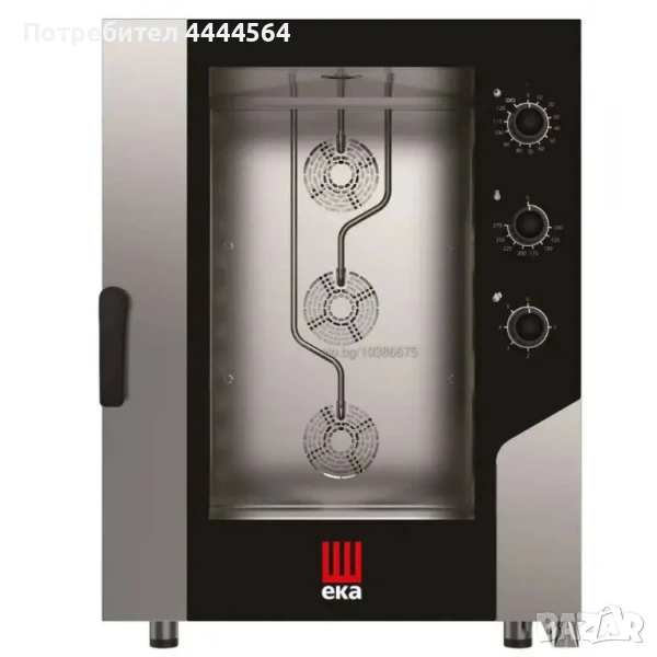 Професионален конвектомат с механично управление за 10 тави, снимка 1