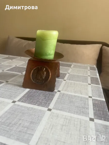 Свещник от мед /меден свещник/, снимка 1