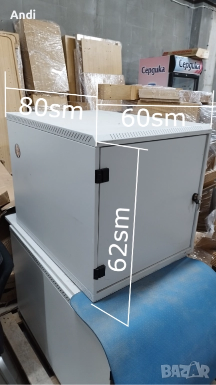 Комуникационен шкаф - сървърен шкаф - рак шкаф  12U Triton, снимка 1