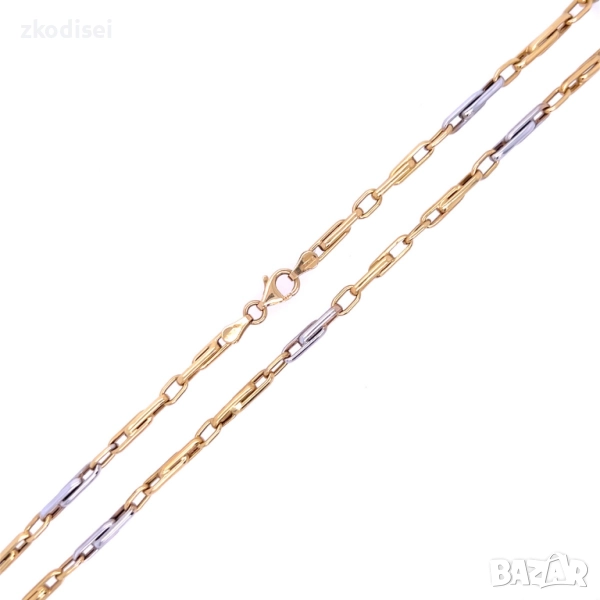 Златен синджир 8,37гр. 52,0см. 18кр. проба:750 модел:33771-1, снимка 1
