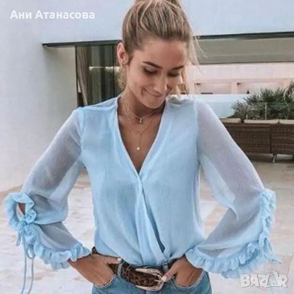 XL Нова блуза Zara -тип прегърни ме , снимка 1