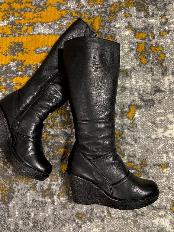 Ботуши естествена кожа 37 номер, снимка 1