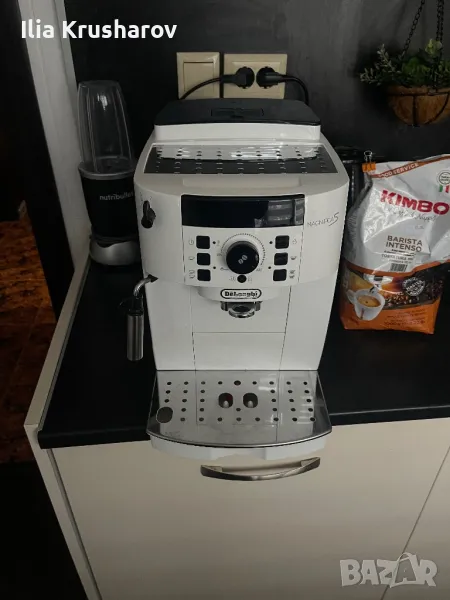 Кафемашина Delonghi Magnifica S Бяла, снимка 1